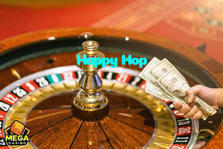 Happy Hop casino presented on mobile device in Pakistan with slots and live games
